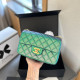 Green Daily Celebrities Gradient Color Sequined Contrast Bags