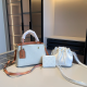 Red Daily Celebrities Letters Patchwork Embossed Bags