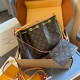 Brown Casual Street Letters Patchwork Chains Bags