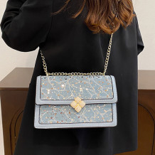Baby Blue Street Sequins Bags