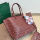 Burgundy Casual Street Geometric Print Patchwork Bags