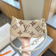 White Casual Street Letters Chains Embossed Bags