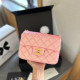 Pink Daily Celebrities Gradient Color Patchwork Contrast Bags