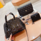 Black Daily Celebrities Letters Patchwork Metal Accessories Trim Bags