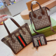 Khaki Casual Street Stripe Letters Patchwork Metal Accessories Trim Zipper Bags