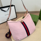Pink Casual Street Letters Patchwork Metal Accessories Trim Bags