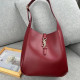 Red Street Solid Color Zipper Bags