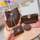 Pink Brown Casual Street Letters Draw String Patchwork Zipper Bags