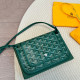 Ink Green Casual Daily Geometric Print Patchwork Contrast Bags