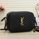 Black Gold Street Letters Zipper Bags
