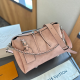 Pink Street Daily Letters Patchwork Zipper Weave Bags