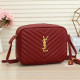 Red Gold Street Letters Zipper Bags