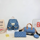 Blue Street Daily Letters Pocket Metal Accessories Trim Bags