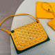 Yellow Casual Daily Geometric Print Patchwork Contrast Bags