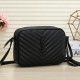 Black Street Letters Zipper Bags