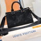Black Street Letters Patchwork Zipper Bags