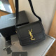 Black Casual Daily Letters Patchwork Metal Accessories Trim Bags