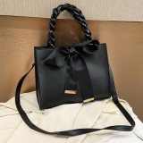 Black Fashion Casual Solid Bag Crossbody Bag