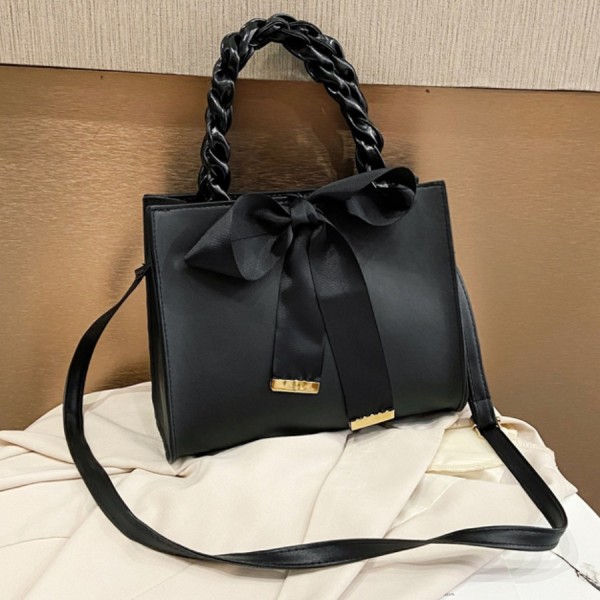 Black Fashion Casual Solid Bag Crossbody Bag