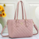 Light Pink Street Letters Patchwork Bags