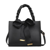 Black Fashion Casual Solid Bag Crossbody Bag