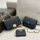 Black Daily Celebrities Letters Metal Accessories Trim Chains Bags