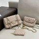 Pink Casual Daily Letters Patchwork Metal Accessories Trim Bags