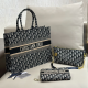 White Blue Casual Street Letters Patchwork Chains Bags