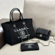 Black Street Daily Letters Patchwork Bags