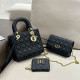 Black Daily Celebrities Solid Color Buckle Metal Accessories Trim Bags