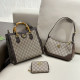 Brown Casual Business Wear Letters Patchwork Metal Accessories Trim Bags