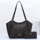 Black Brown Street Letters Patchwork Bags