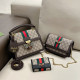 Brown Celebrities Elegant Letters Patchwork Metal Accessories Trim Chains Contrast Bags