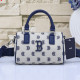 White Street Letters Patchwork Zipper Bags