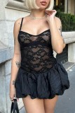 Black Casual Solid Color Basic Bodycon Low Waist Conventional Solid Color Skirts