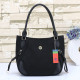 Black Street Print Patchwork Zipper Bags