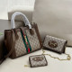 khaki Brown Casual Business Wear Letters Patchwork Metal Accessories Trim Chains Bags