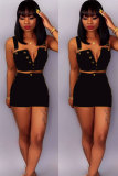 rose red Denim Fashion Sexy Patchwork tassel HOLLOWED OUT Straight 