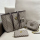 Khaki Casual Daily Letters Patchwork Metal Accessories Trim Bags
