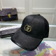 Black Casual Street Letters Patchwork Metal Accessories Trim Hat