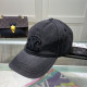 Cowboy Black Casual Street Letters Gradient Contrast Hat