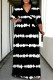 Black Casual Daily Striped Print Lace Up Contrast V Neck Printed Plus Size Dresses