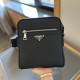 Black Casual Daily Solid Color Zipper Texture Bags
