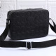 Black Street Letters Patchwork Zipper Bags
