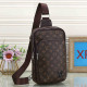 Brown Street Letters Patchwork Zipper Bags