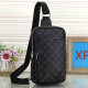 Black Gray Street Letters Patchwork Zipper Bags