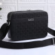 Black And White Street Letters Patchwork Zipper Bags