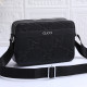Black White Street Letters Patchwork Zipper Bags