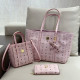 Pink Casual Street Letter Print Patchwork Zipper Bags