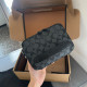 Black Casual Business Wear Letter Print Patchwork Zipper Bags